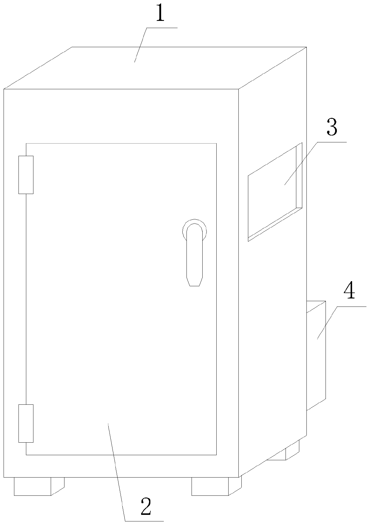 Electric control cabinet heat dissipation system and electric control cabinet