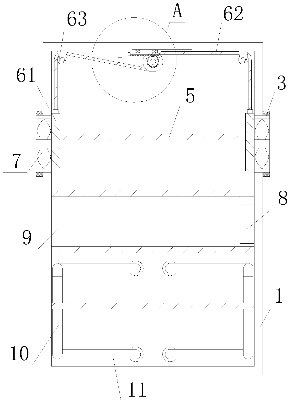 Electric control cabinet heat dissipation system and electric control cabinet