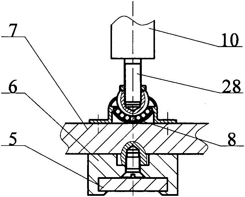 Ring and block friction abrasion testing machine with abrasion gap adjusting function