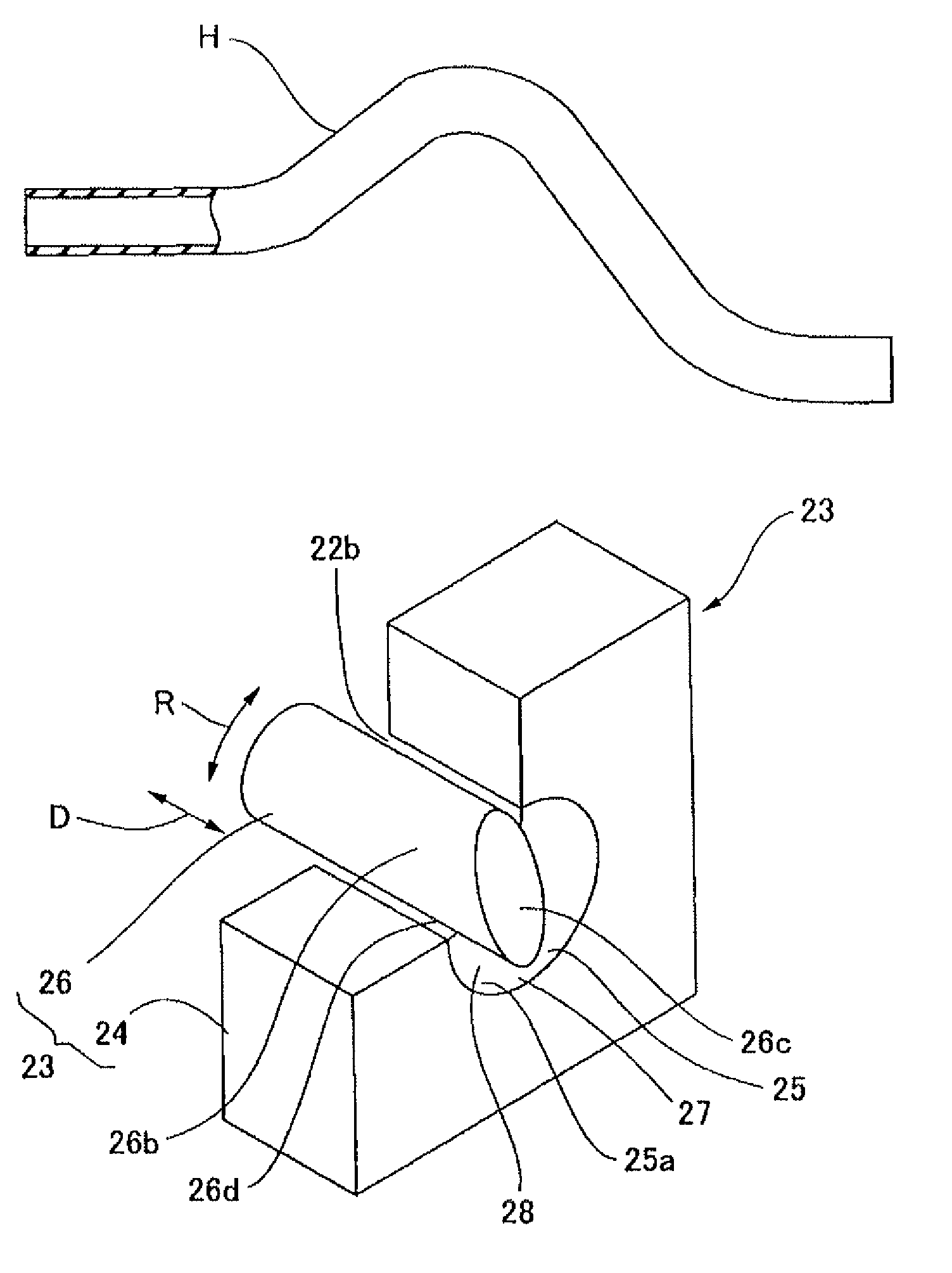 Tubular member extrusion method and tubular member extrusion apparatus