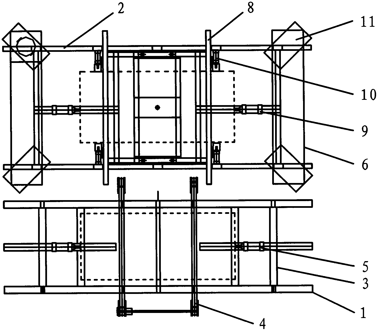 Automatic assembly machine of solar panel frame