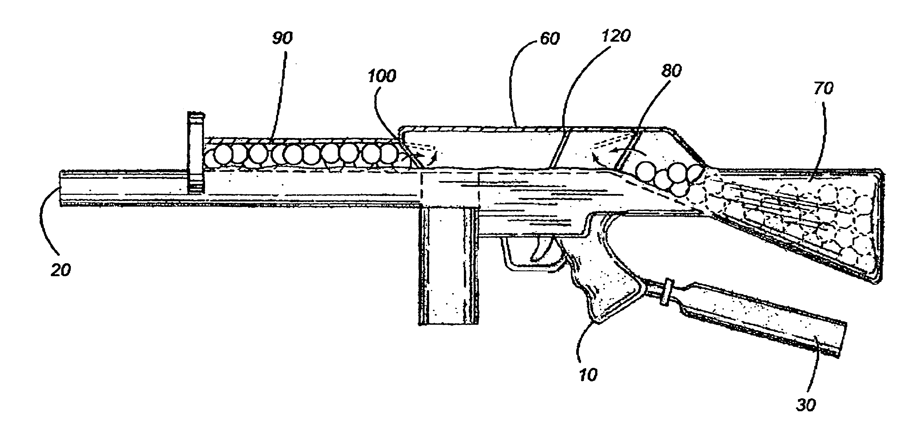 Paintball munition chamber and paintball gun utilizing the same