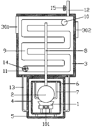 Natural accumulator for fuel oil, fuel gas, electric energy and thermal power