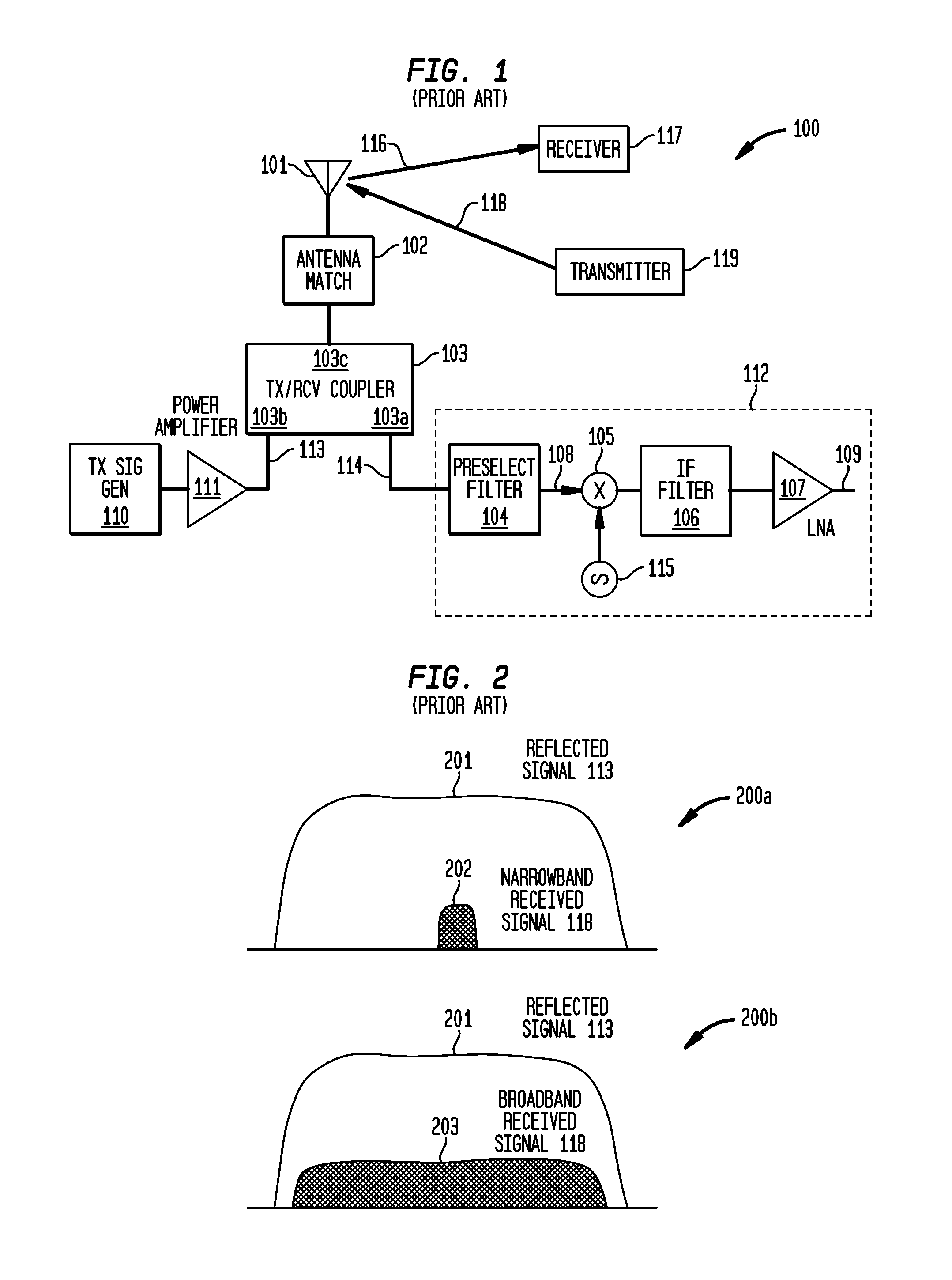 Directional notch filter for simultaneous transmit and receive of wideband signals