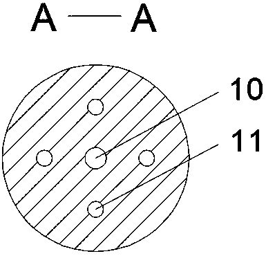 Laser-water jet combined drilling device