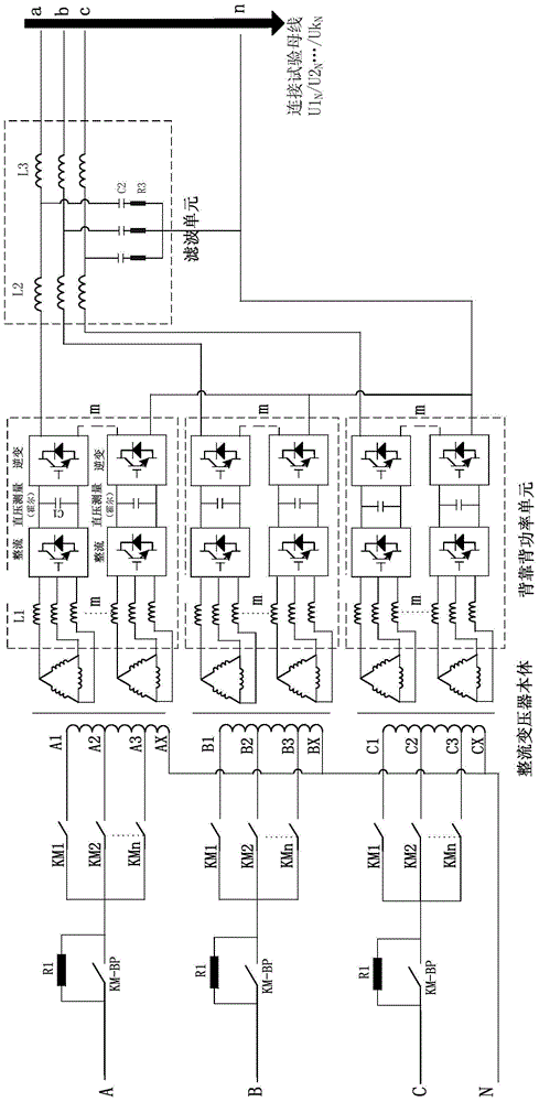 Variable voltage grade type current disturbance source