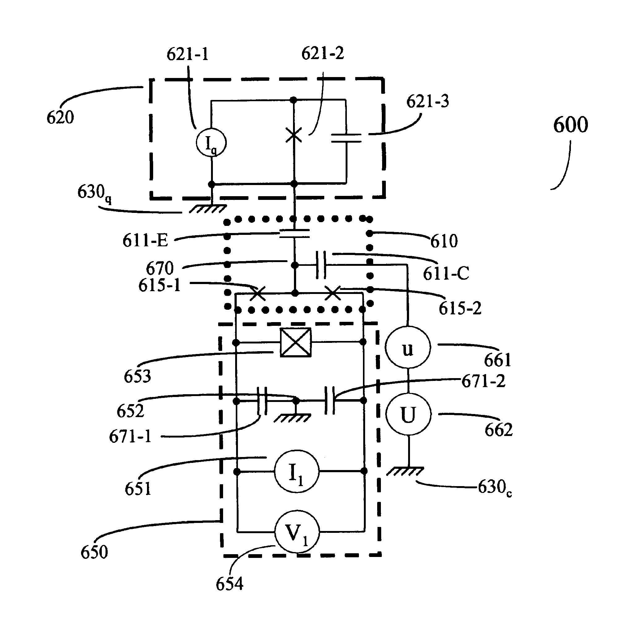 Resonant controlled qubit system