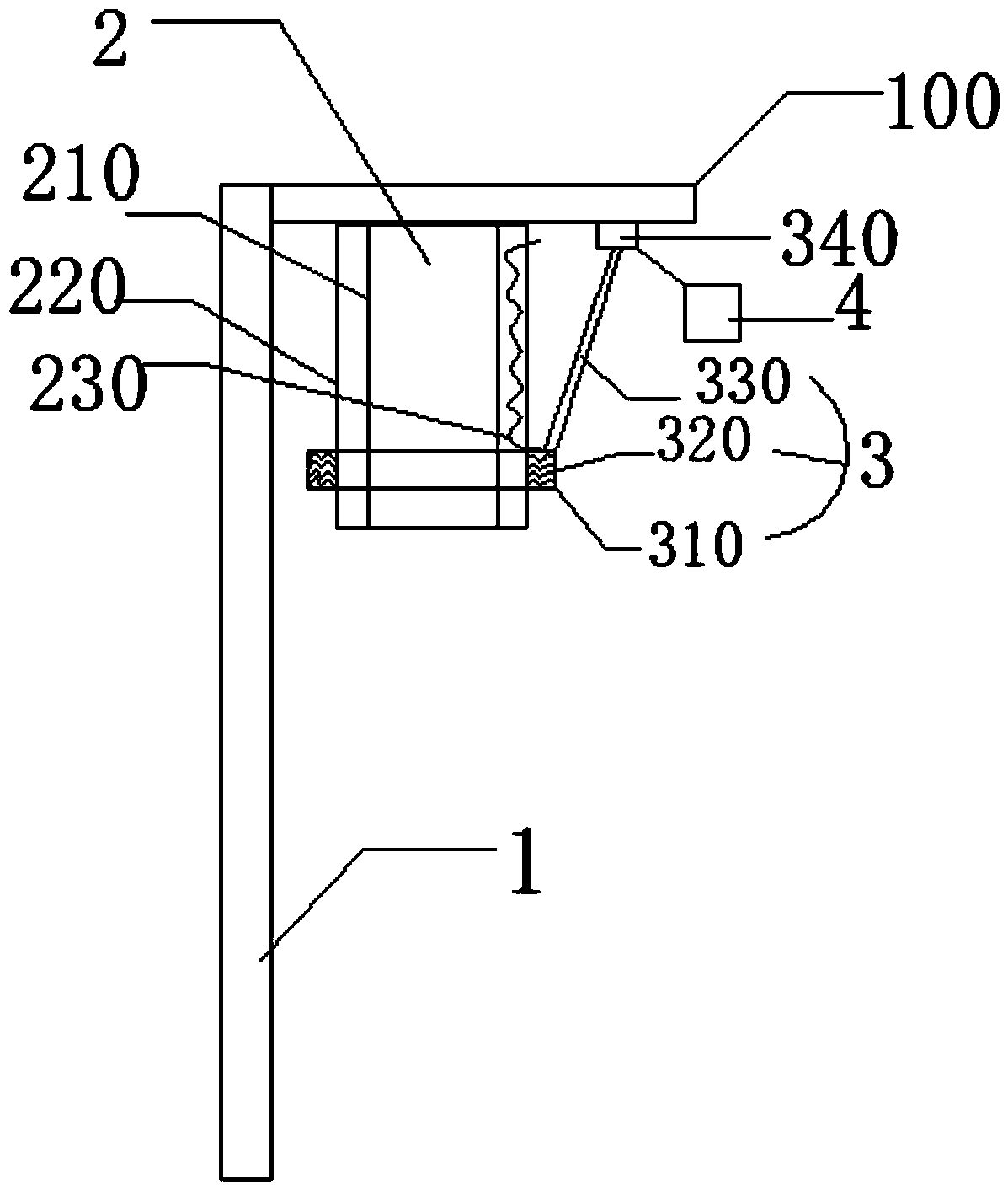 Video surveillance device with cooling function