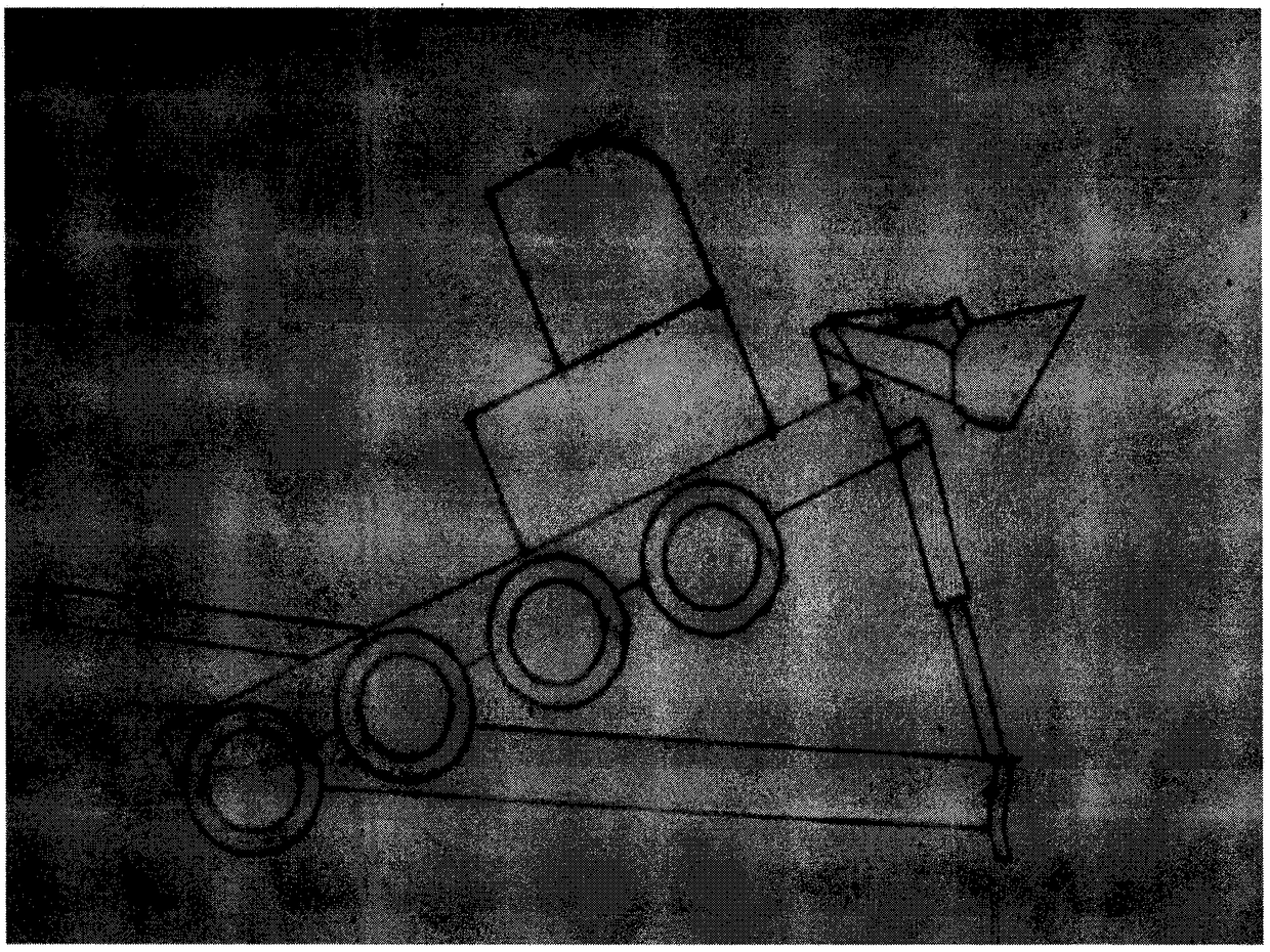 Secondary-primary-hinge structure artillery