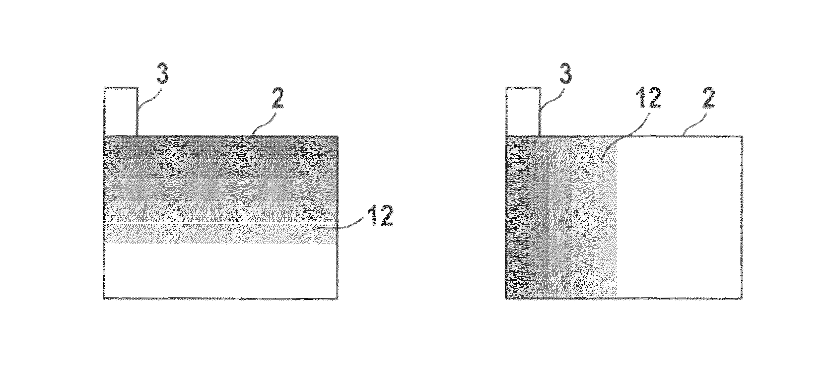 Collection structure in batteries