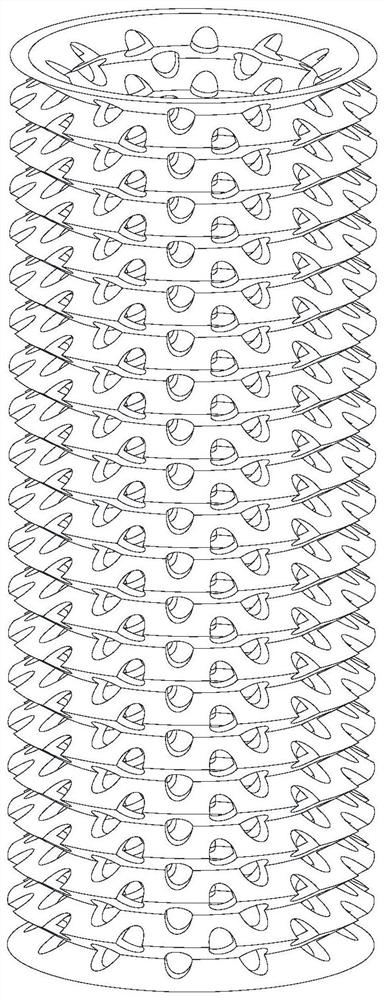 Folding filter element for tap water treatment