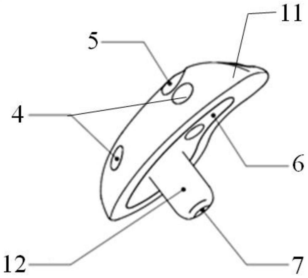 Ulna coronal process prosthesis device and mounting machine and mounting method thereof