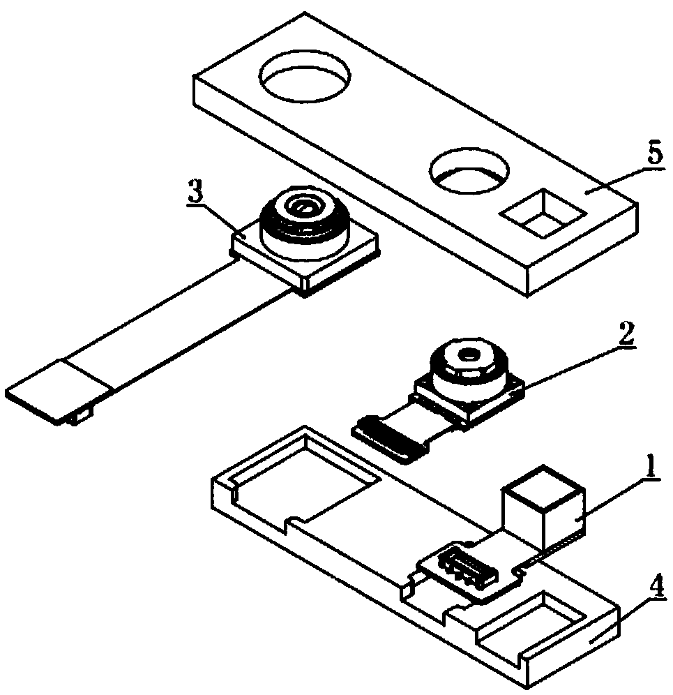 Microbiological intelligent structured optical 3D image module integrated system and preparation method