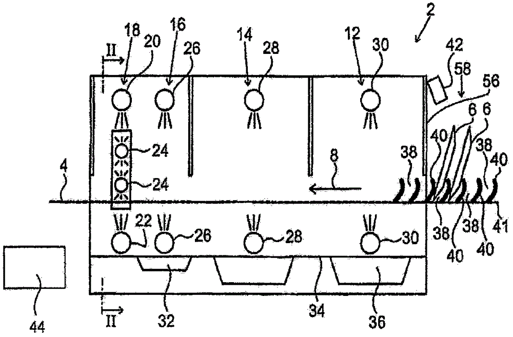Conveyor dishwasher and method for operating a conveyor dishwasher