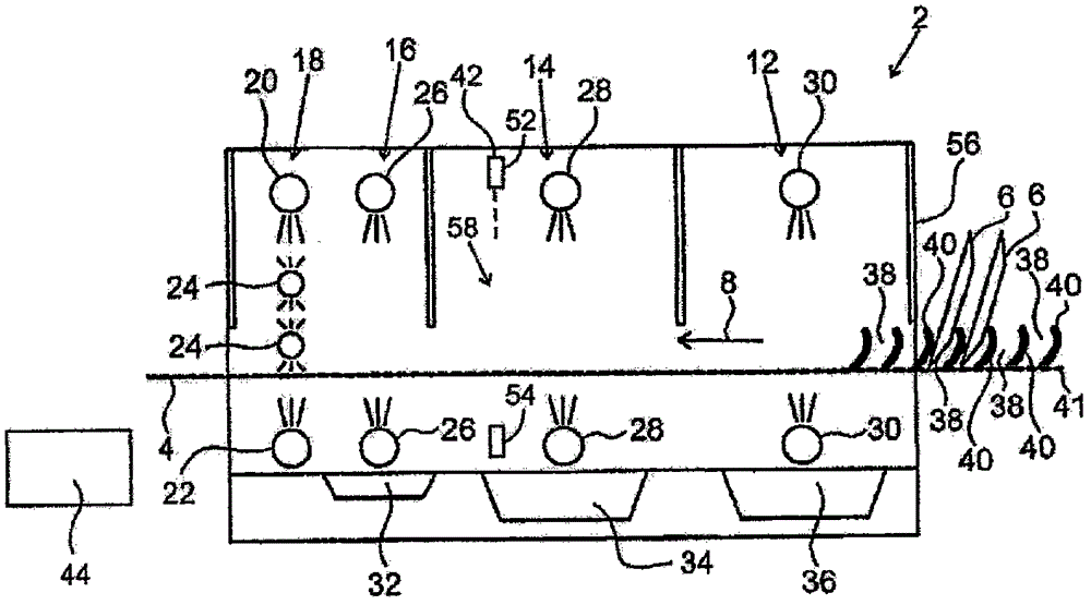 Conveyor dishwasher and method for operating a conveyor dishwasher