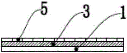 A kind of brick blank for one-time firing of glass-ceramic composite plate