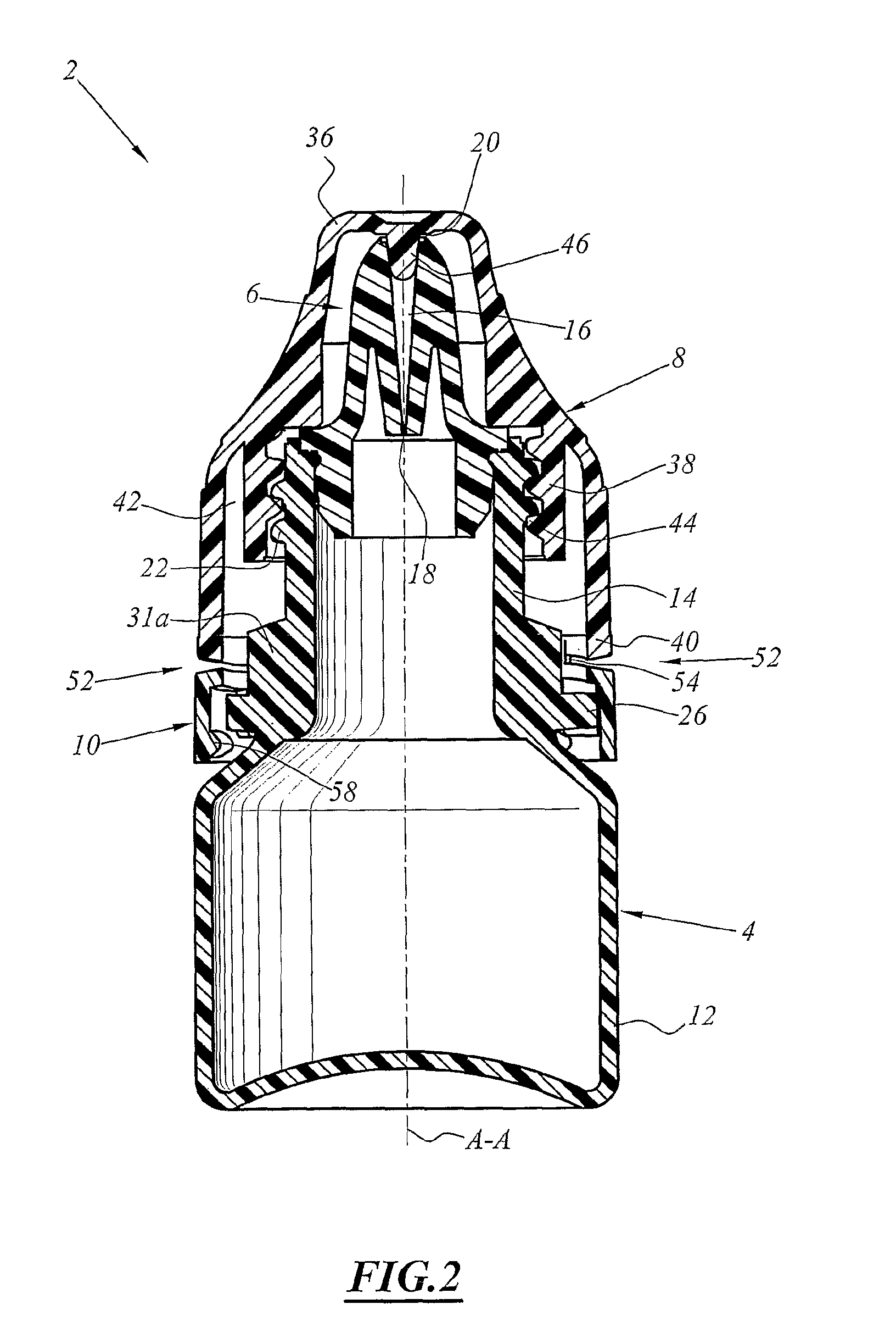 Assembly for conditioning and dispensing a medical liquid