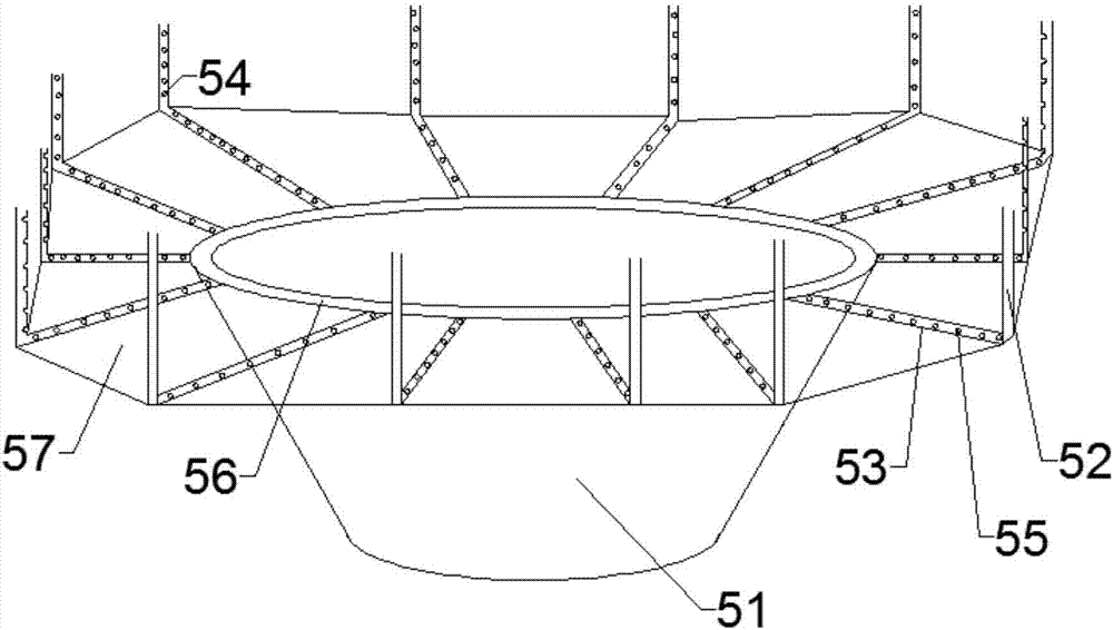 Air blowing and mud collecting type air floatation tank