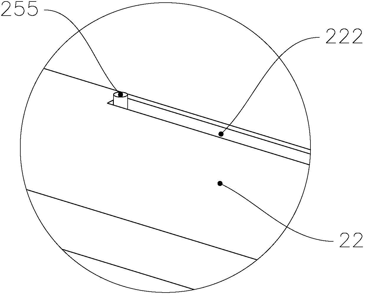 Telescopic folding side light device