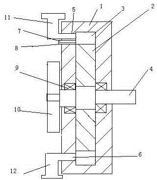 Gasoline engine with eccentric rotor