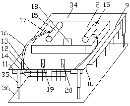 A fully automatic sintered brick stacking machine