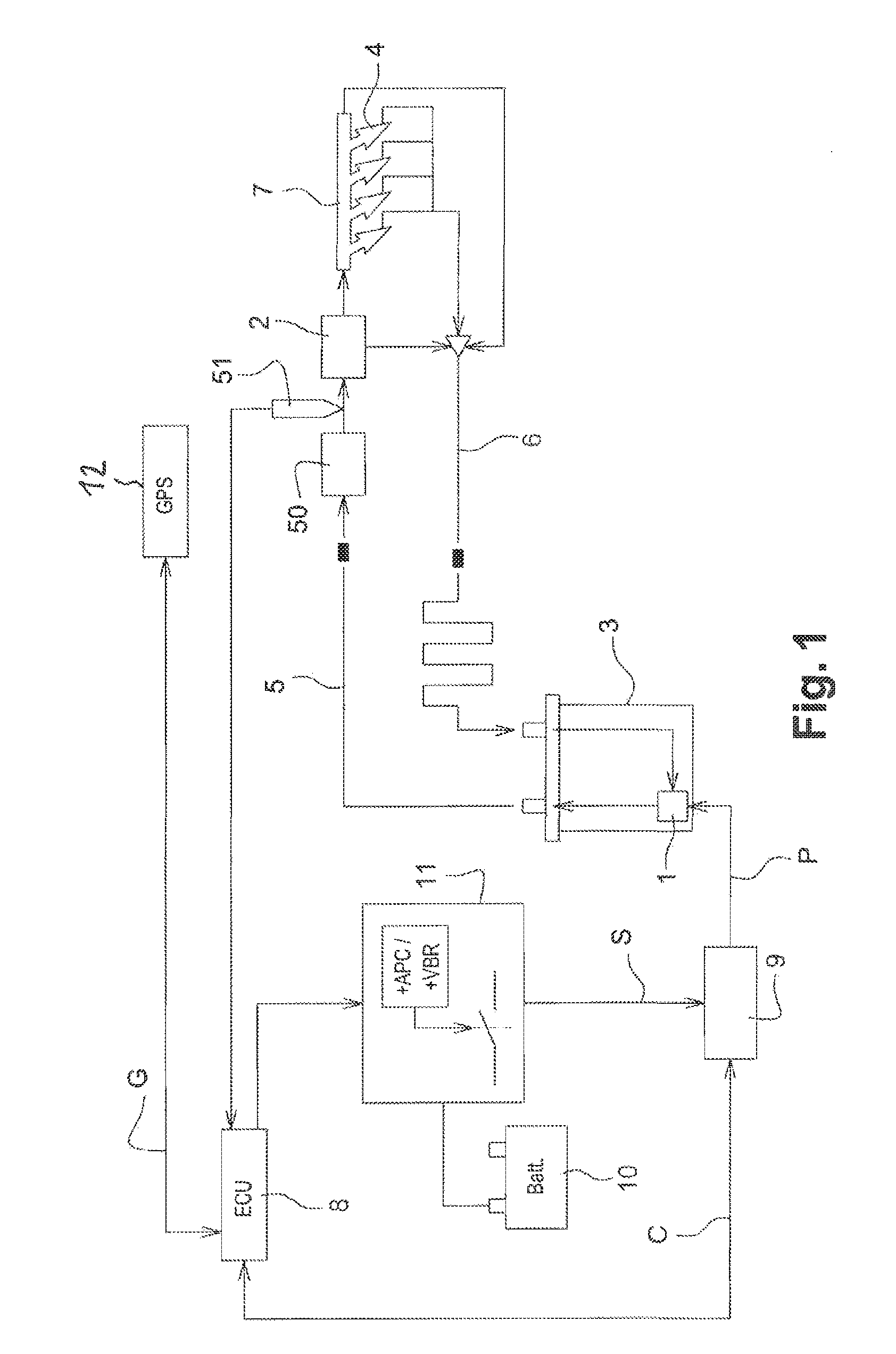 Method and system for supplying diesel to a motor vehicle