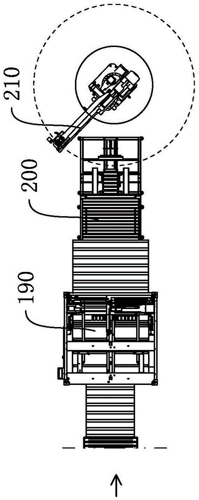 Corrugated case linkage production method and production line