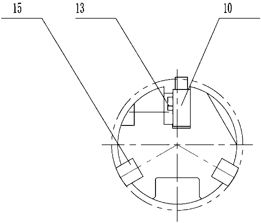 Field honing system with guiding rail and method for steam turbine rotor coupling nut hole