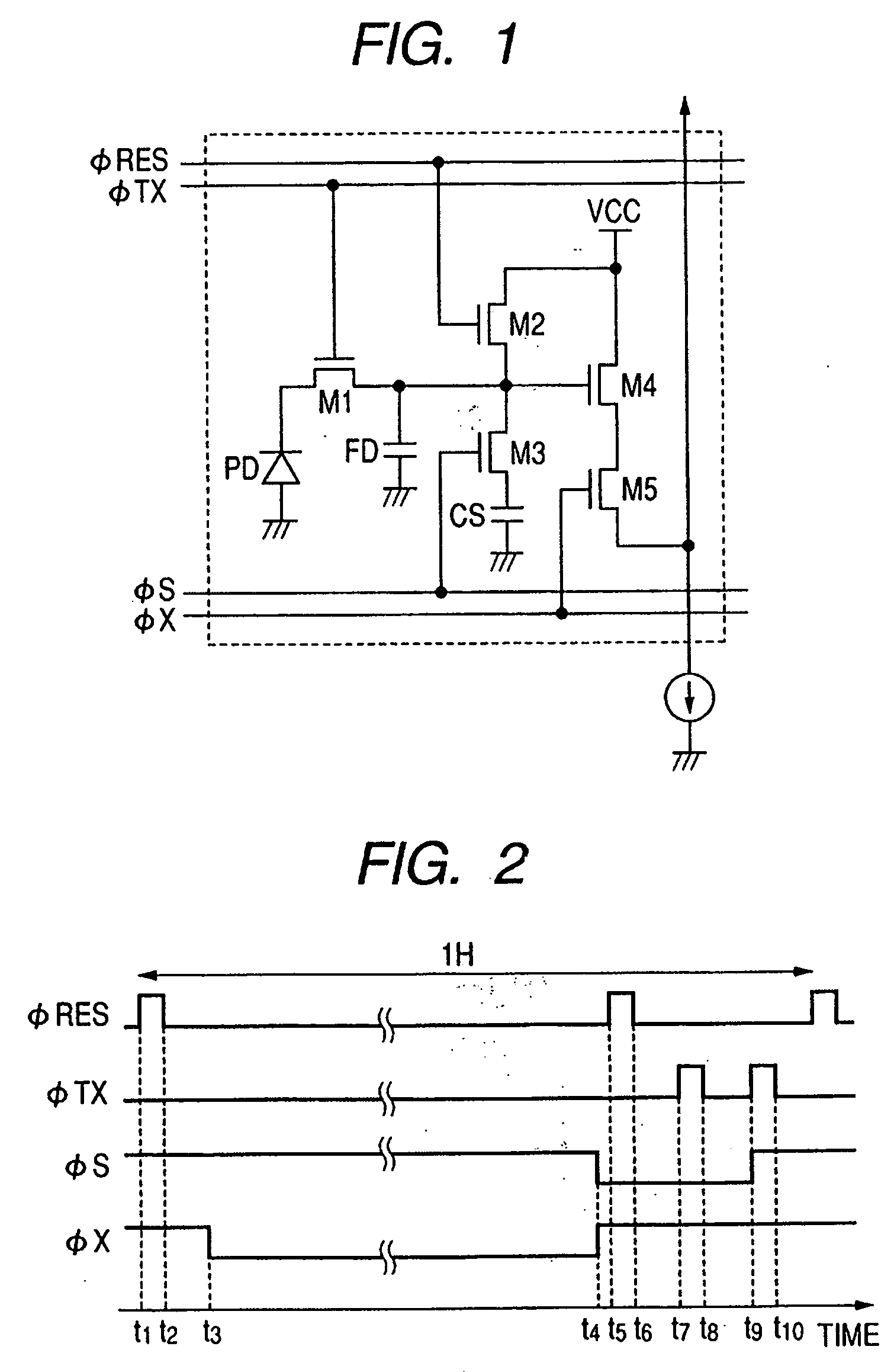 Solid state image pickup device and camera