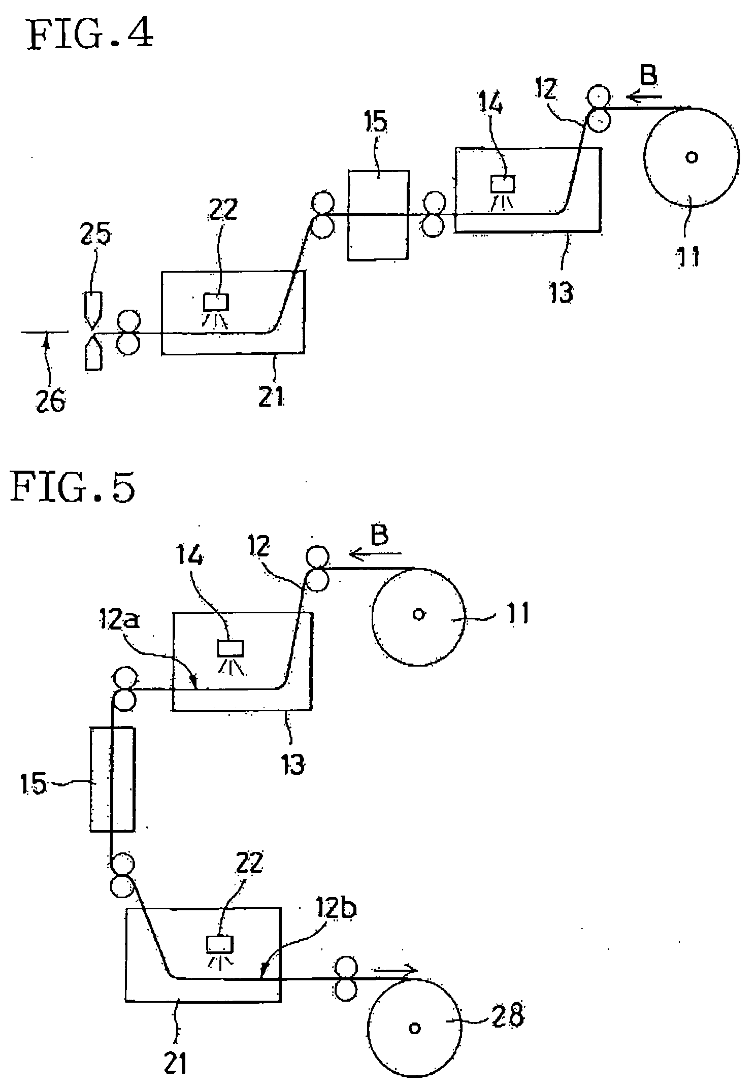 Ink jet recording method for recording pattern layer and white overlaying layer on longitudinal sheet