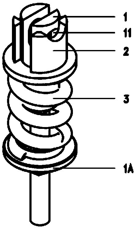 Rapid pre-pressing device for contact spring