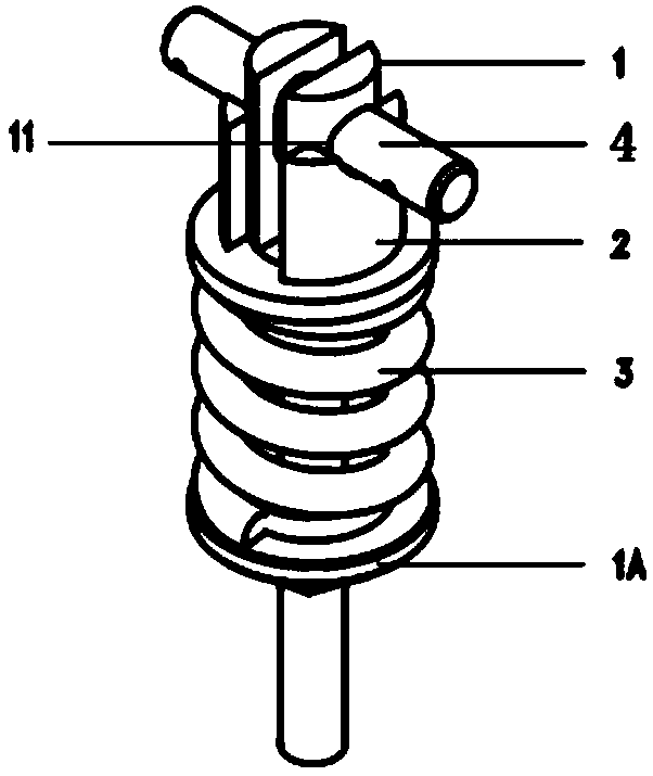 Rapid pre-pressing device for contact spring