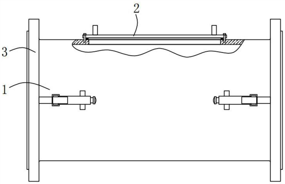 Waterproof structure for common-box bus of power station generator