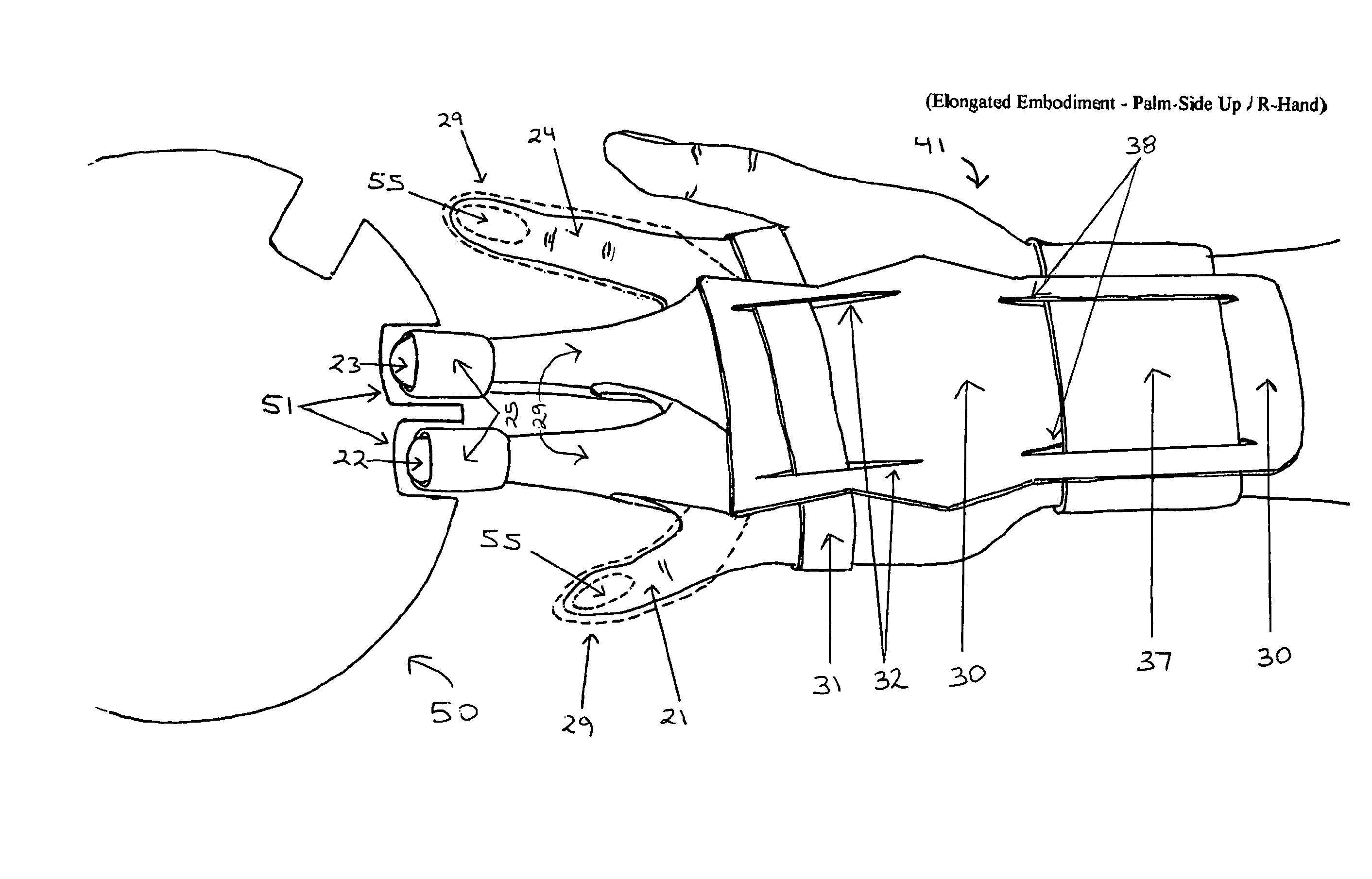 Functional control/grip-enhanced sports glove for bowling