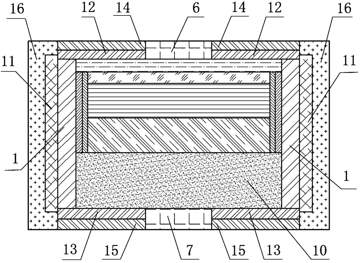 A thermal insulation material for synthesizing large-grain diamond