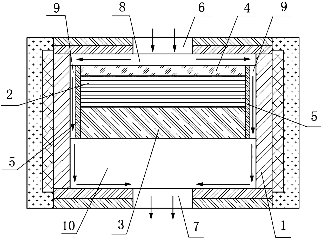 A thermal insulation material for synthesizing large-grain diamond