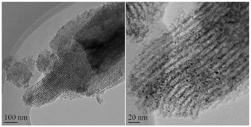 Modified mesoporous molecular sieve supported platinum-based catalyst and preparation method thereof