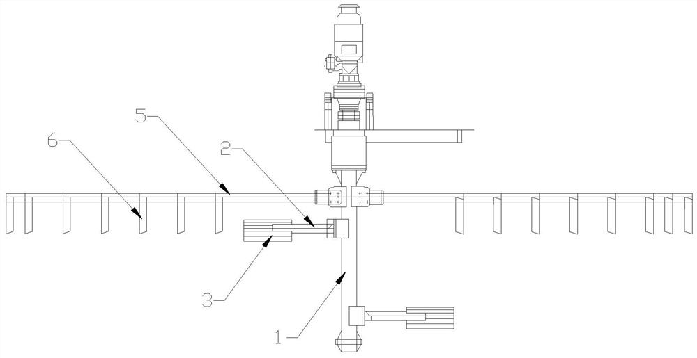 Marginal effect disturbance elimination system of large straw biogas project