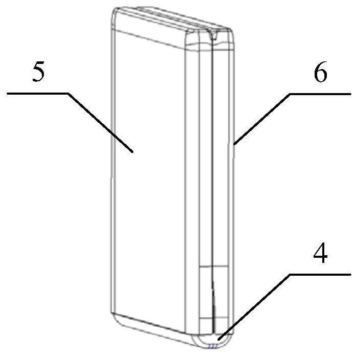 Folding terminal