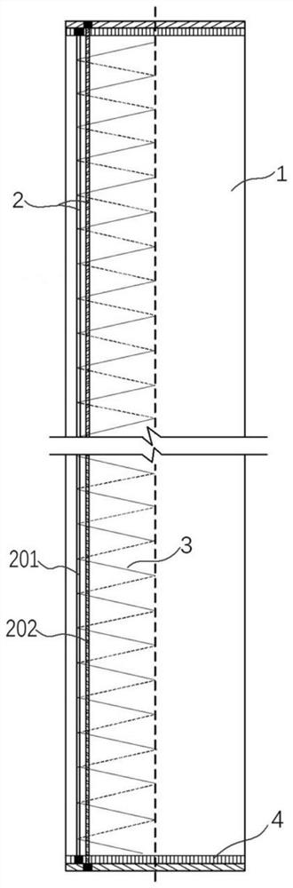 Low-prestress high-ductility mixed reinforced concrete pile and manufacturing method thereof