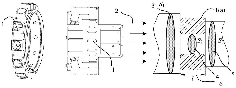 Method for calculating resistance of axis type centrifugal ventilator