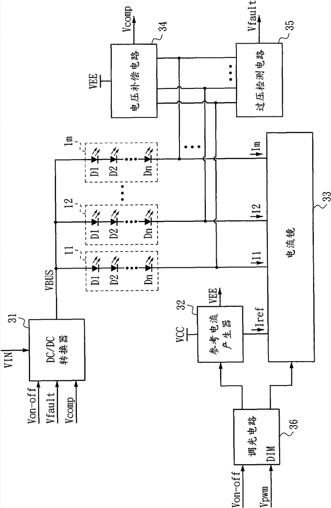 Light-emitting diode current balance circuit