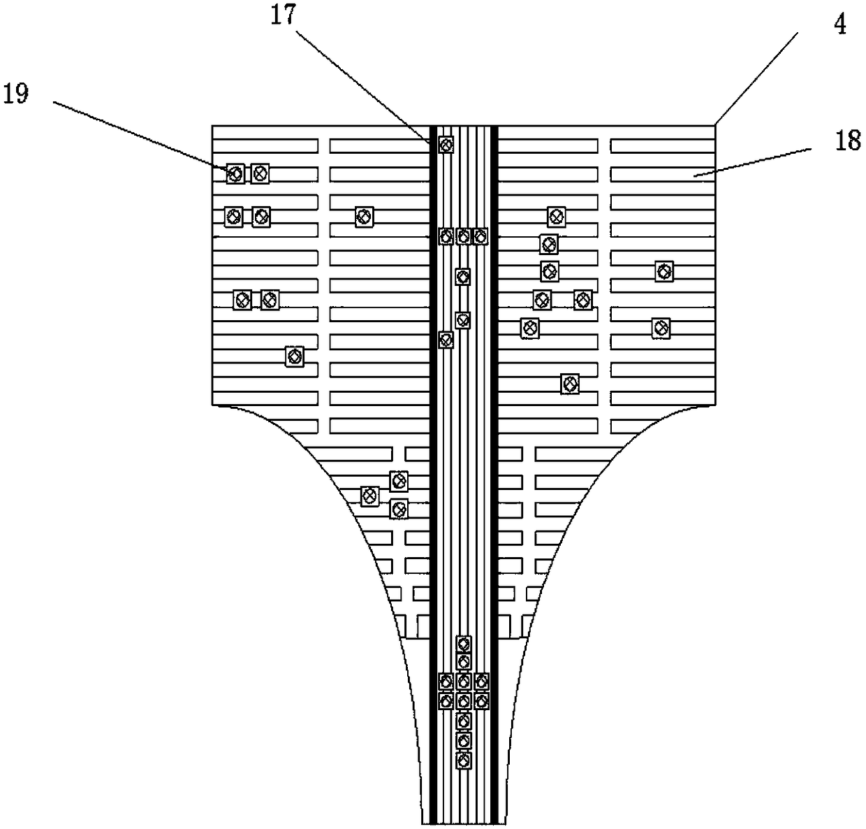 Adjustable medical device for relieving neck, chest and waist fatigue