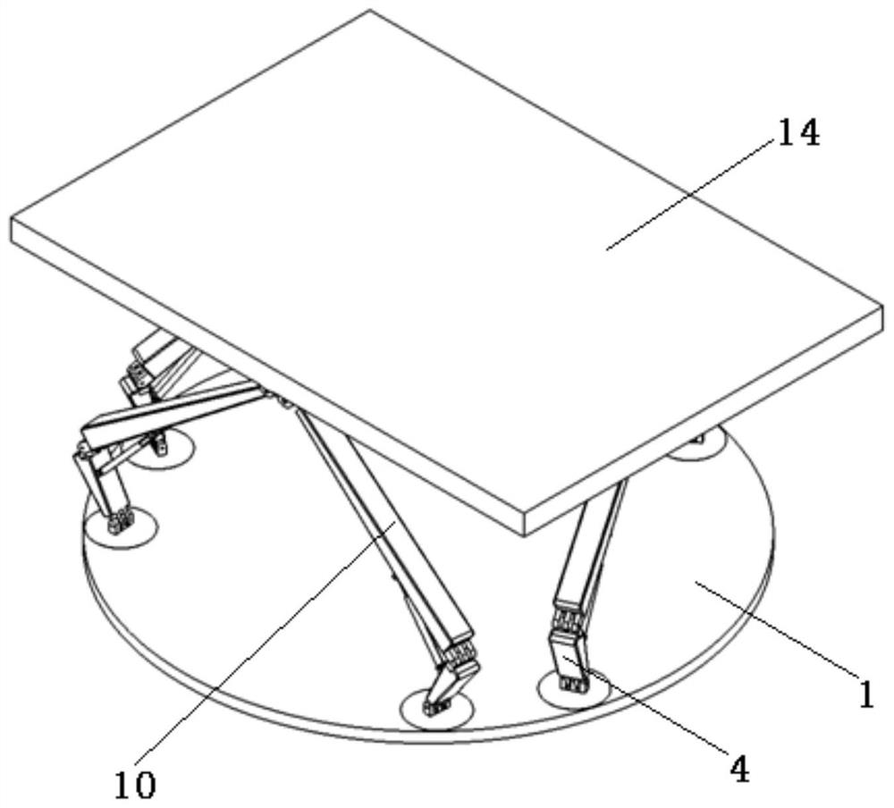 Six-degree-of-freedom platform and application thereof