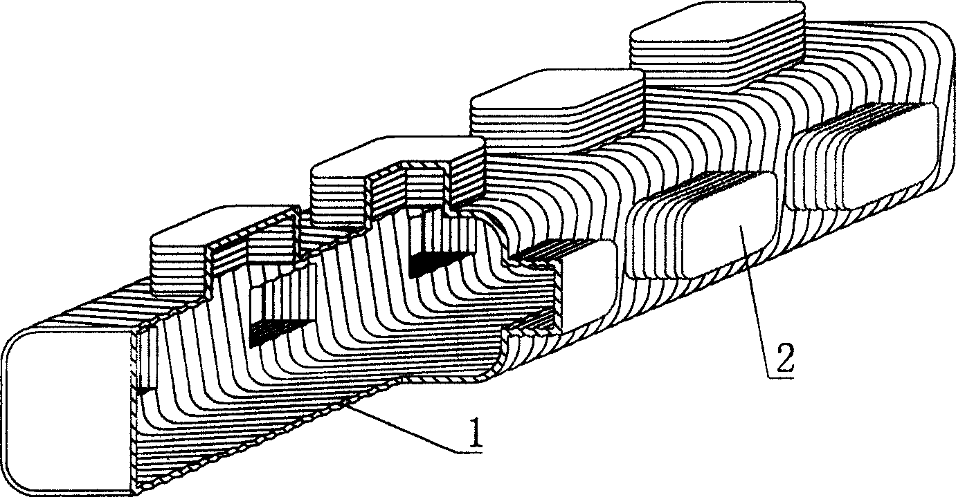 Light tube for filling cast-in-situ steel reinforced concrete