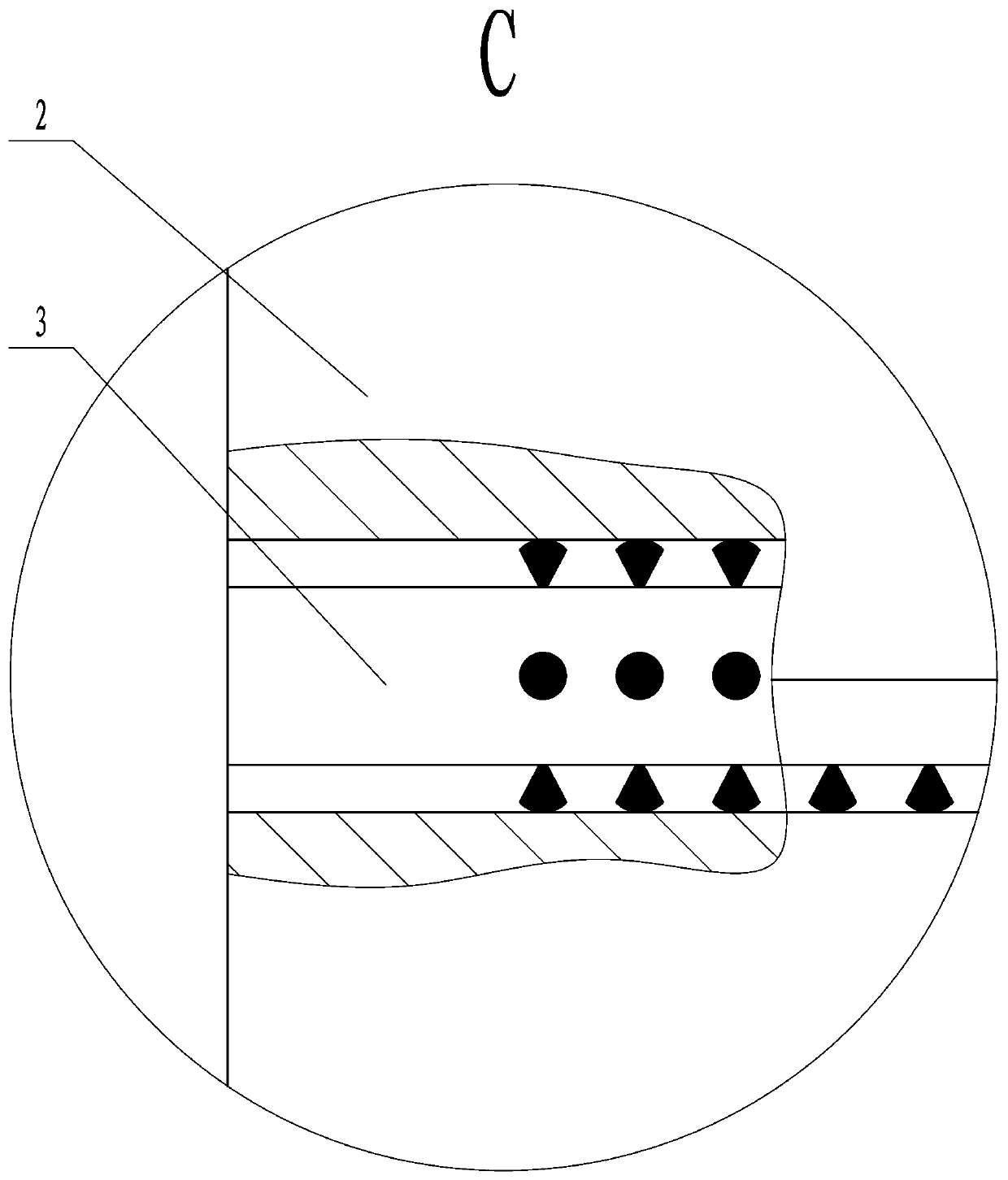 Pathological paraffin specimen slicing treatment device