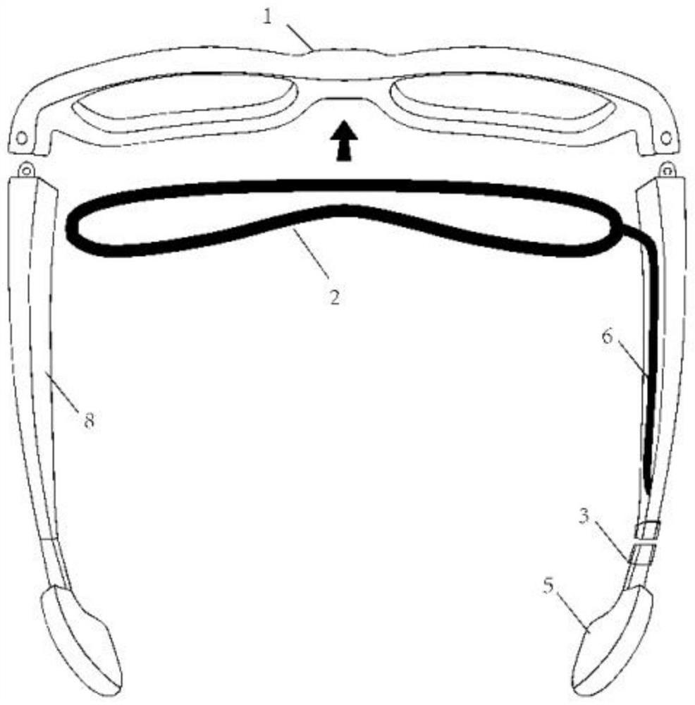 Eye-moistening glasses made of reverse osmosis membrane material and manufacturing method of eye-moistening glasses