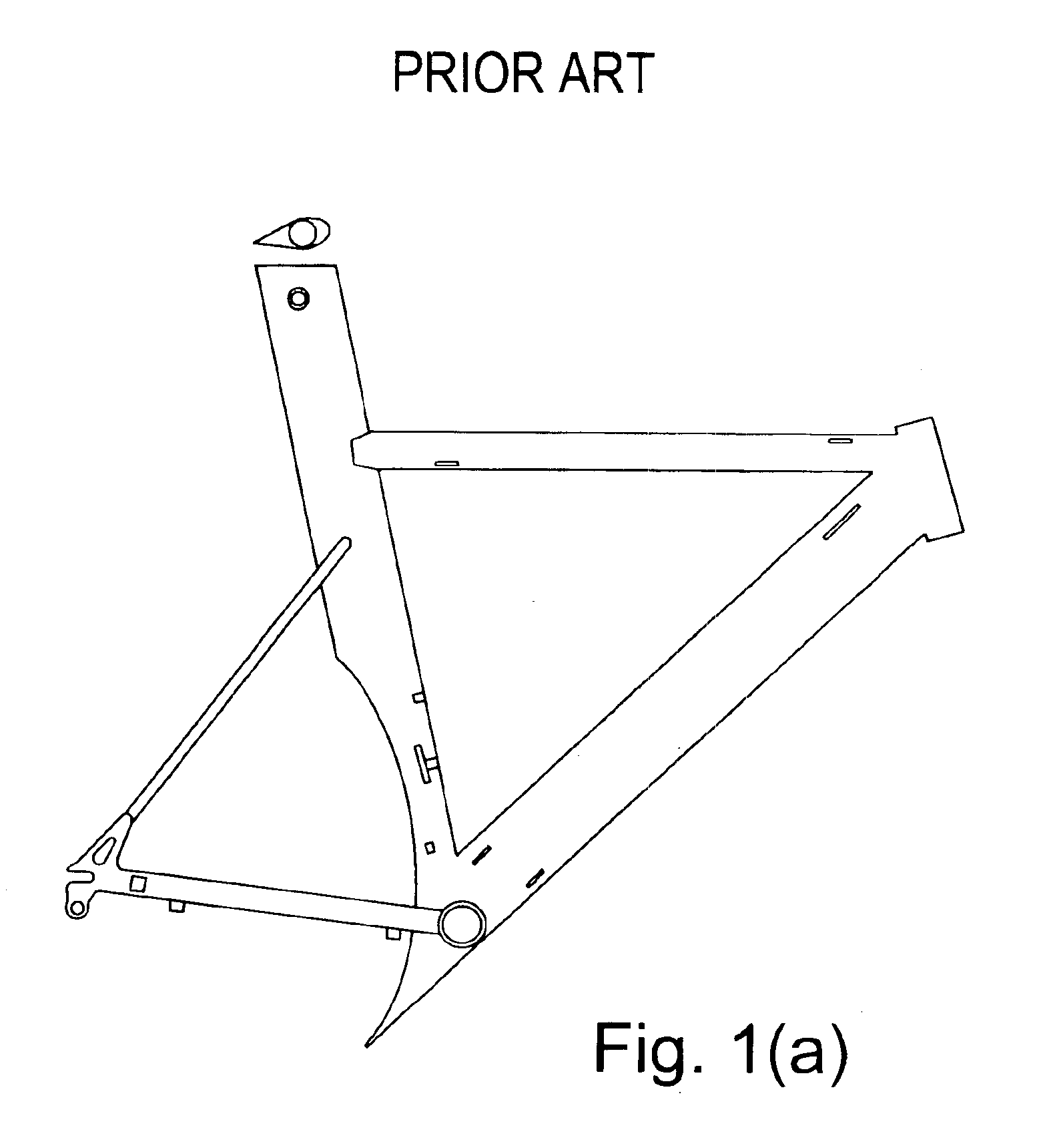 Aerodynamic bicycle frame