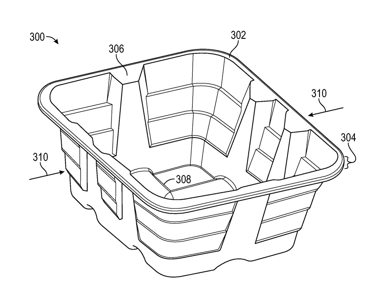 Methods and Apparatus For Manufacturing Fiber-Based Produce Containers