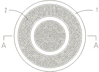 Composite spinning filtering sand flattening device